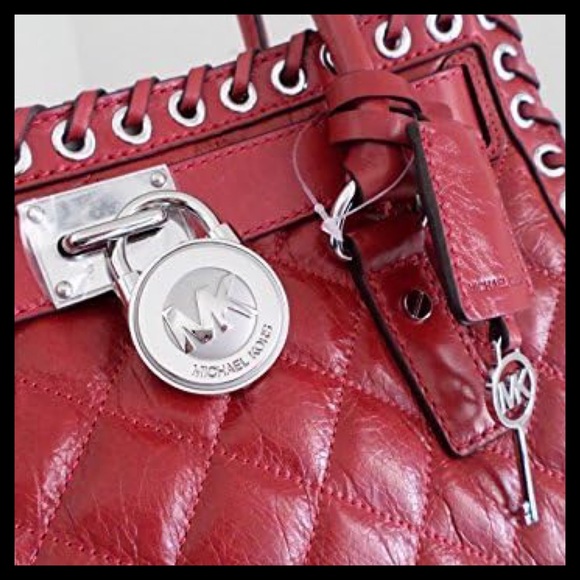 MICHAEL KORS Hippie Grommet Hamilton Large NS Tote - Picture 4 of 10